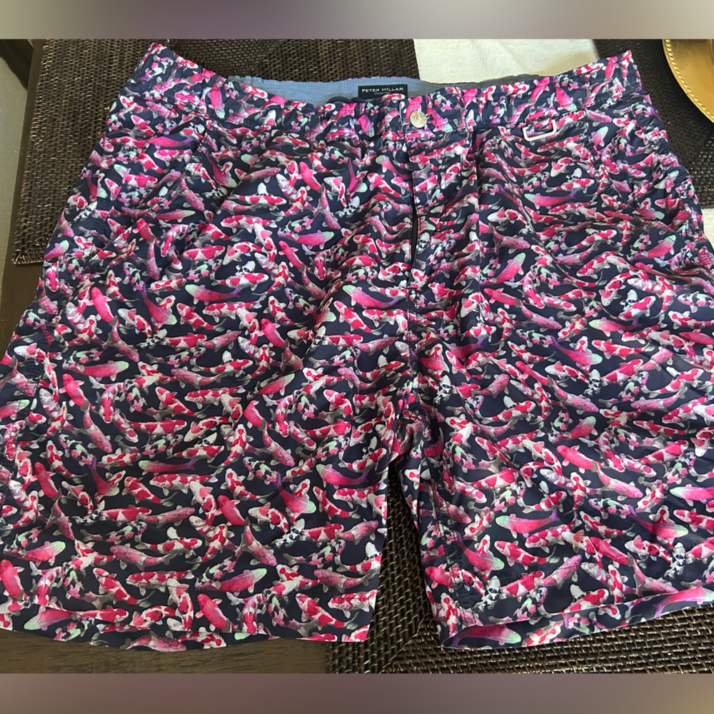 Mens Peter Millar swim trunks XL
